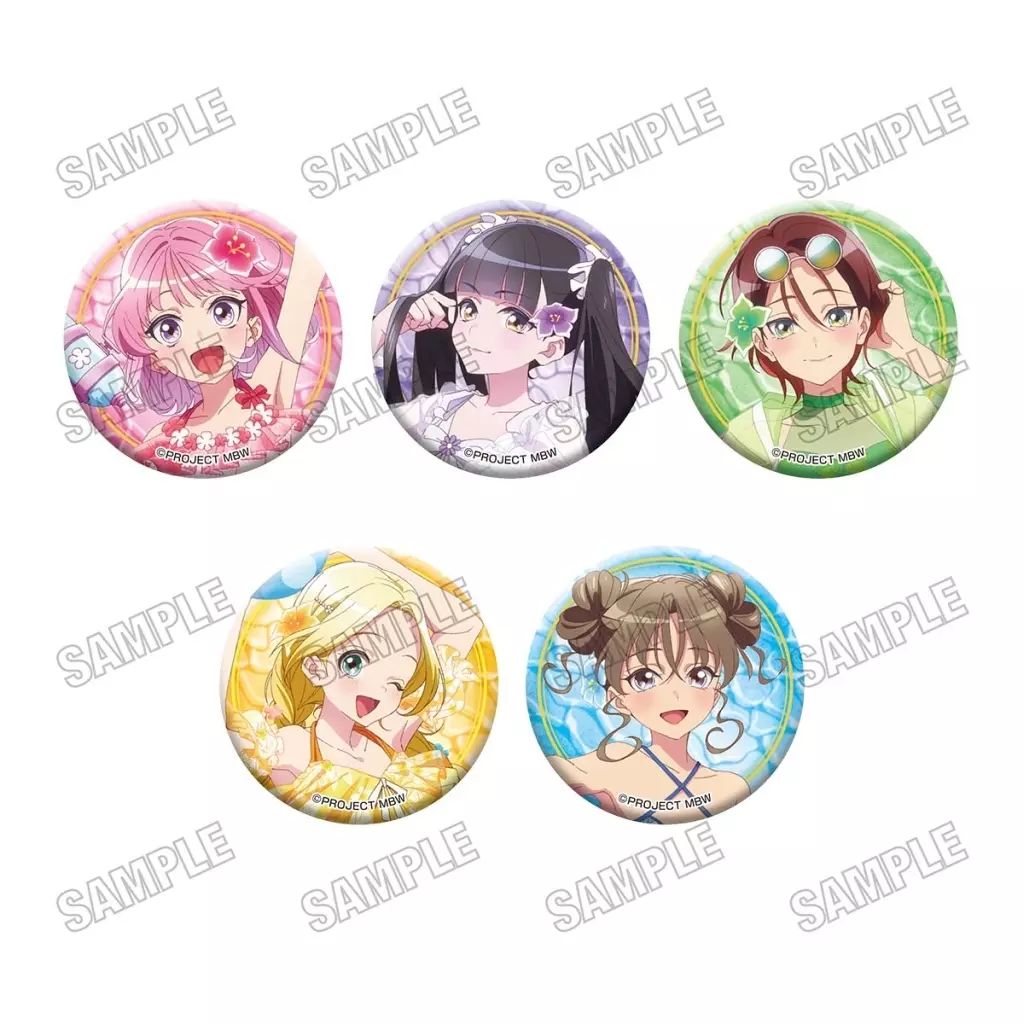 中古】バッジ・ビンズ 全5種セット 「TVアニメ 前橋ウィッチーズ 描き
