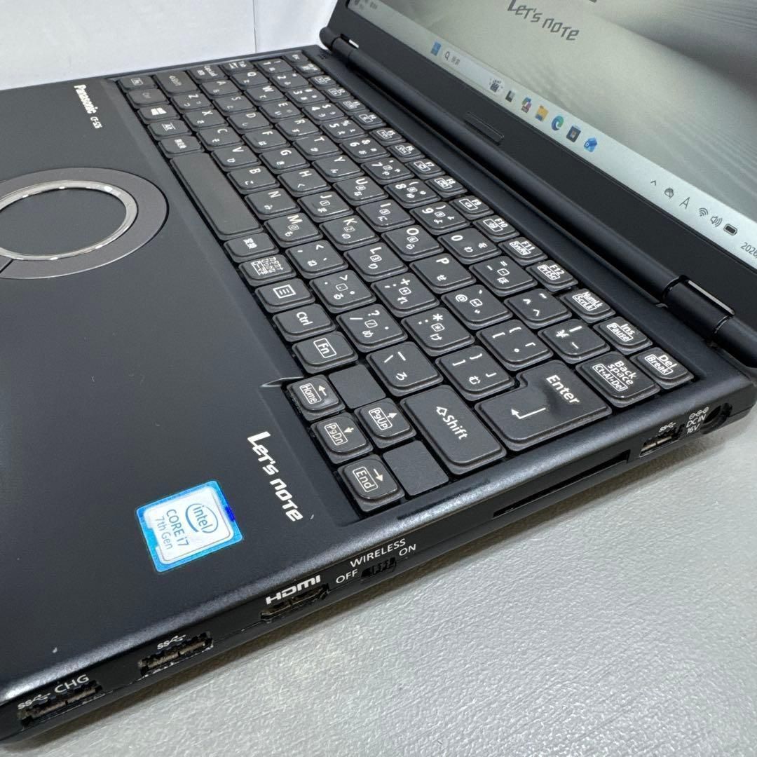 超希少】レッツノートジェットブラックCFLX☘️10世代i7☘NVMe512