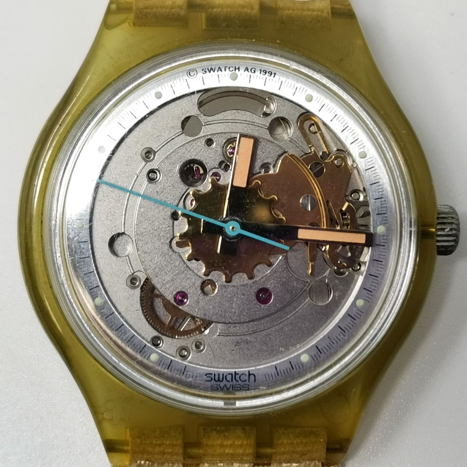 希少 稼働品 swatch スウォッチ オートマチック 自動巻き 腕時計 