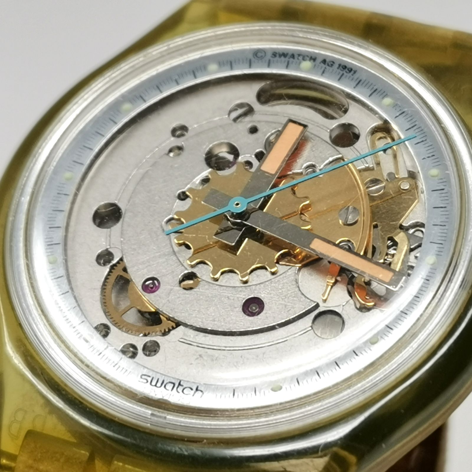 希少 稼働品 swatch スウォッチ オートマチック 自動巻き 腕時計 