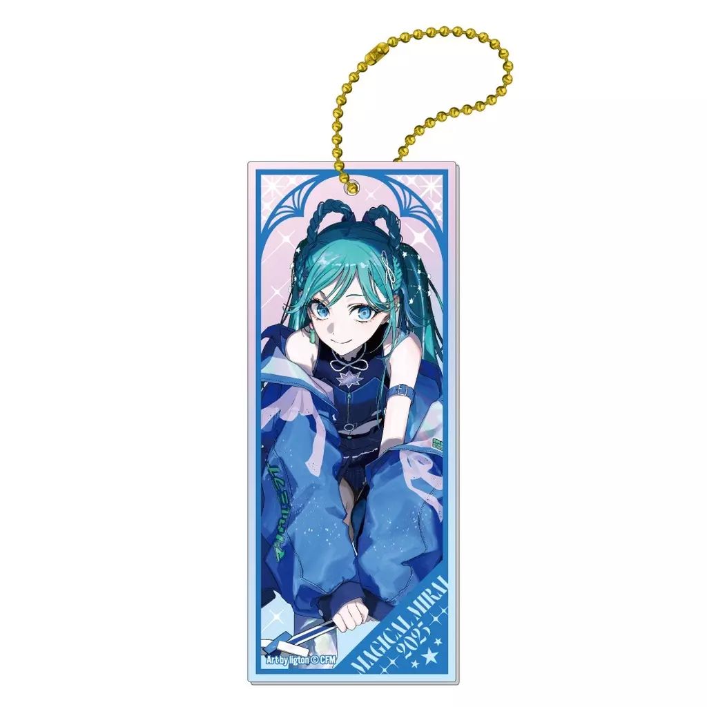 中古】キーホルダー 初音ミク ligton ver. 短冊型アクリル