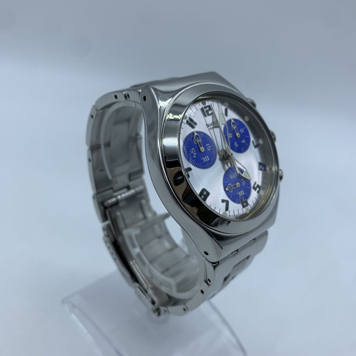 SWATCH スウォッチ IRONY アイロニー クロノグラフ メンズ 腕時計 