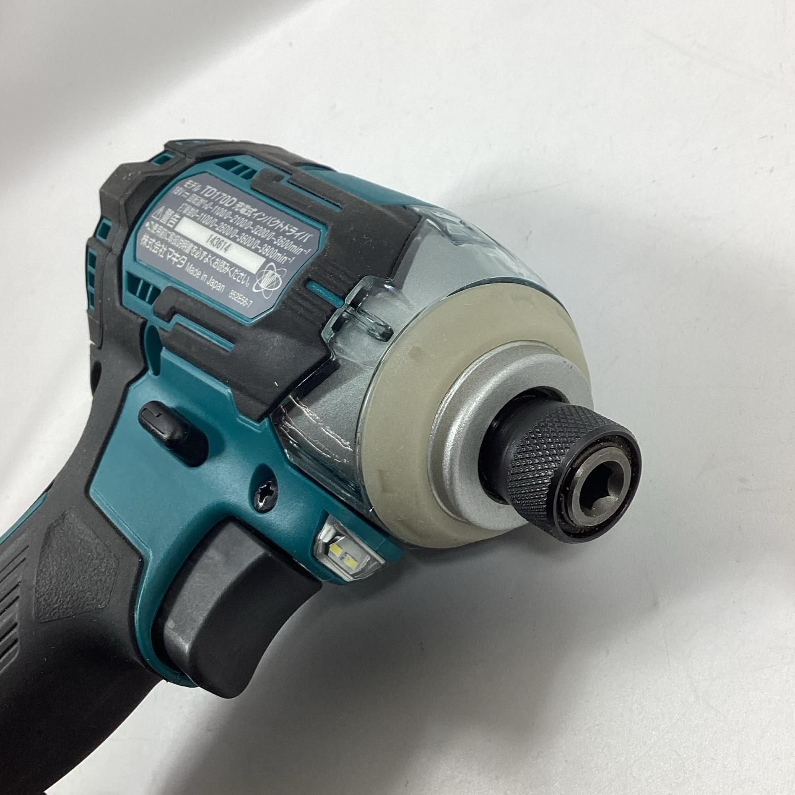 MAKITA マキタ インパクトドライバ TD170D ブルー 本体のみ - メルカリ