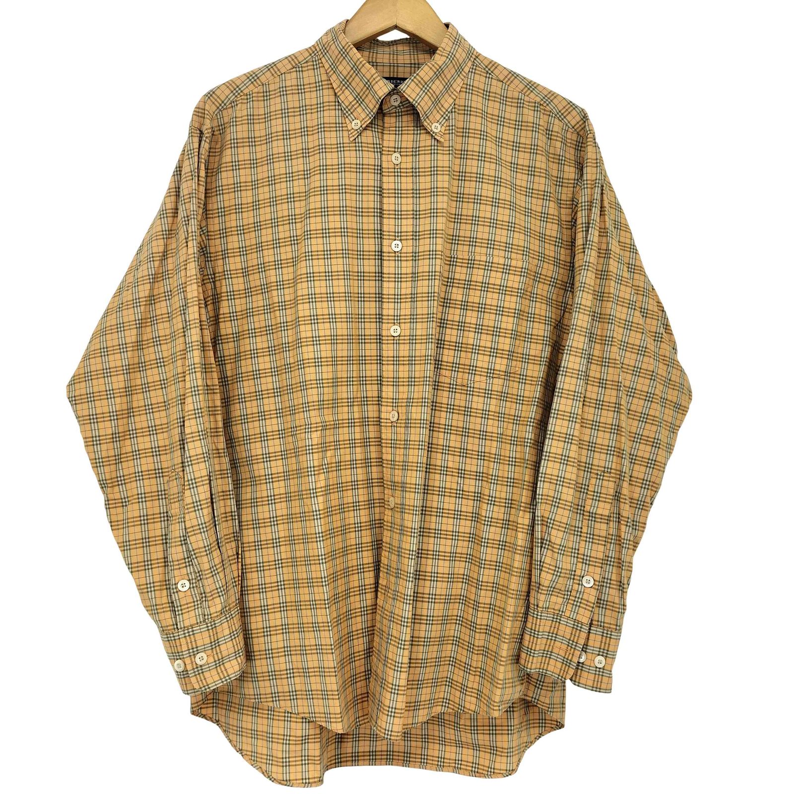 バーバリーロンドン BURBERRY LONDON ノバチェック 長袖 ボタン バーバリーロンドン BURBERRY LONDON ノバチェック 長袖 ボタン