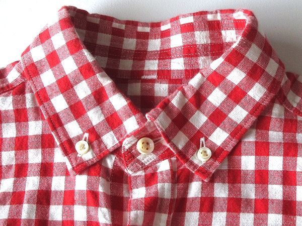 現行品 maillot マイヨ 2024SS～ Sunset Gingham New B.D. Shirts