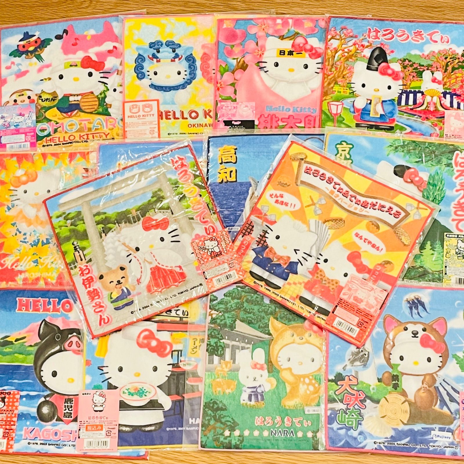 レア【値下げok】ご当地はろうきてぃ ハローキティー ハンドタオル 