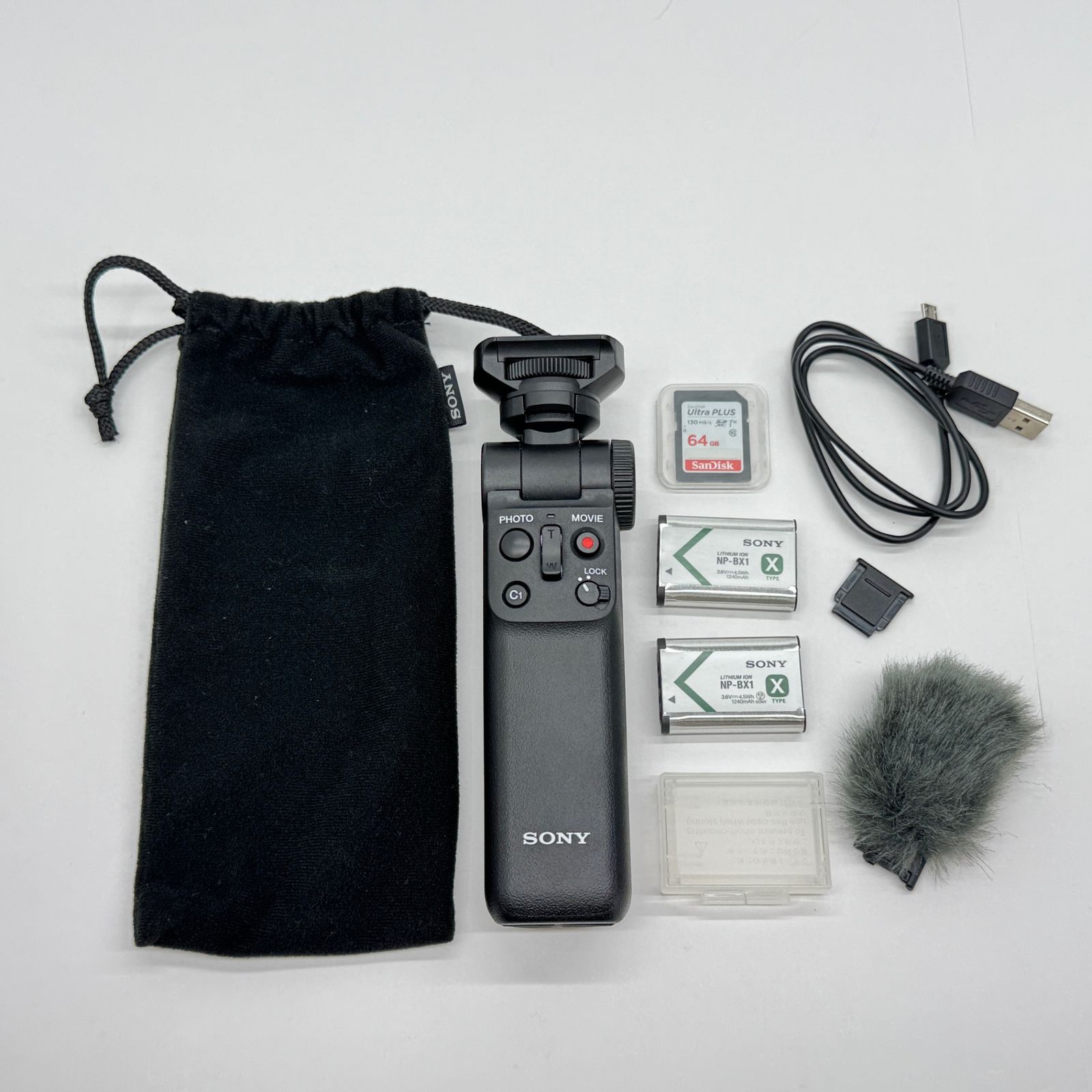 美品 SONY VLOGCAM ZV-1G シューティンググリップキット コンパクト 