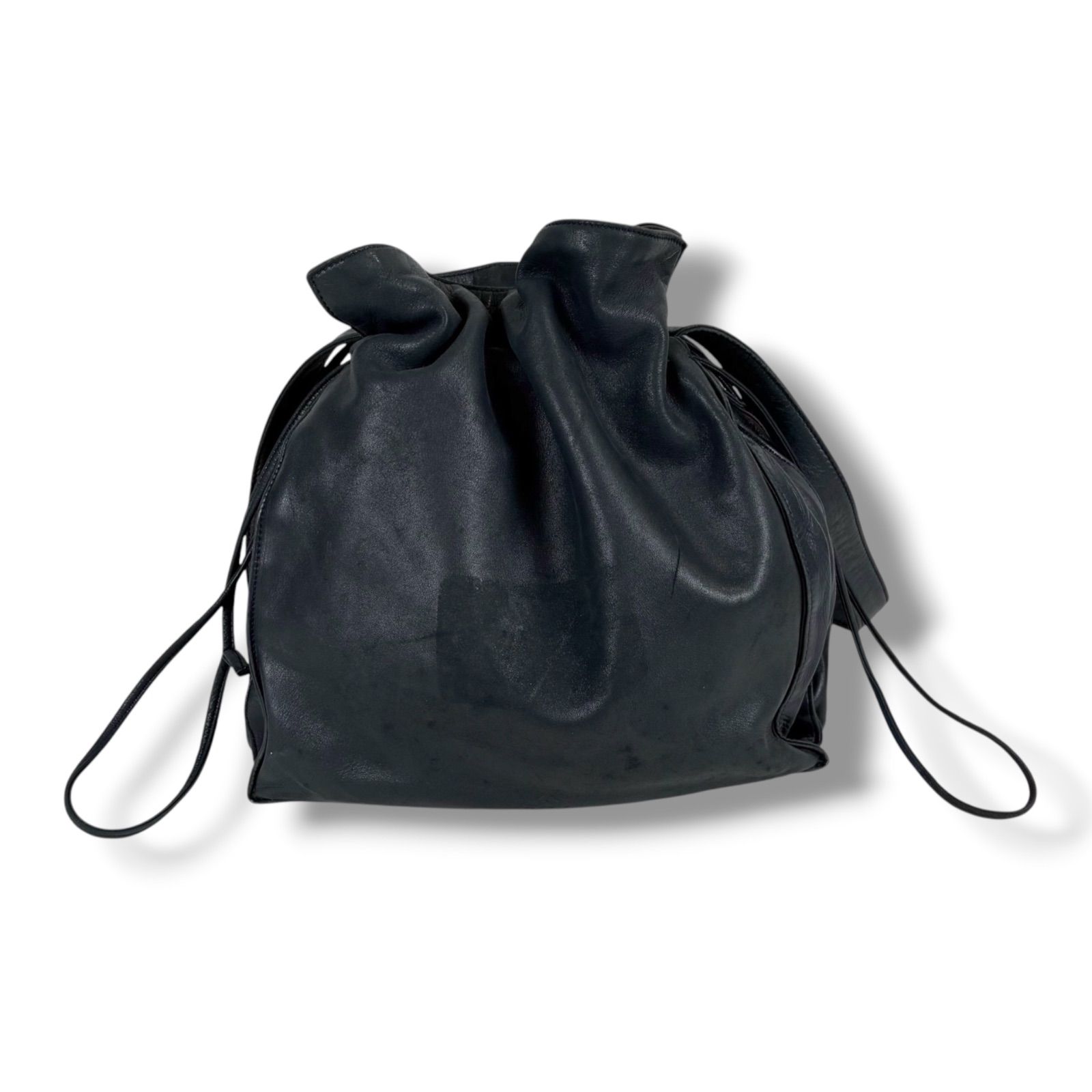 LOEWE ロエベ 巾着型 ショルダーバッグ ポシェット ナッパレザー