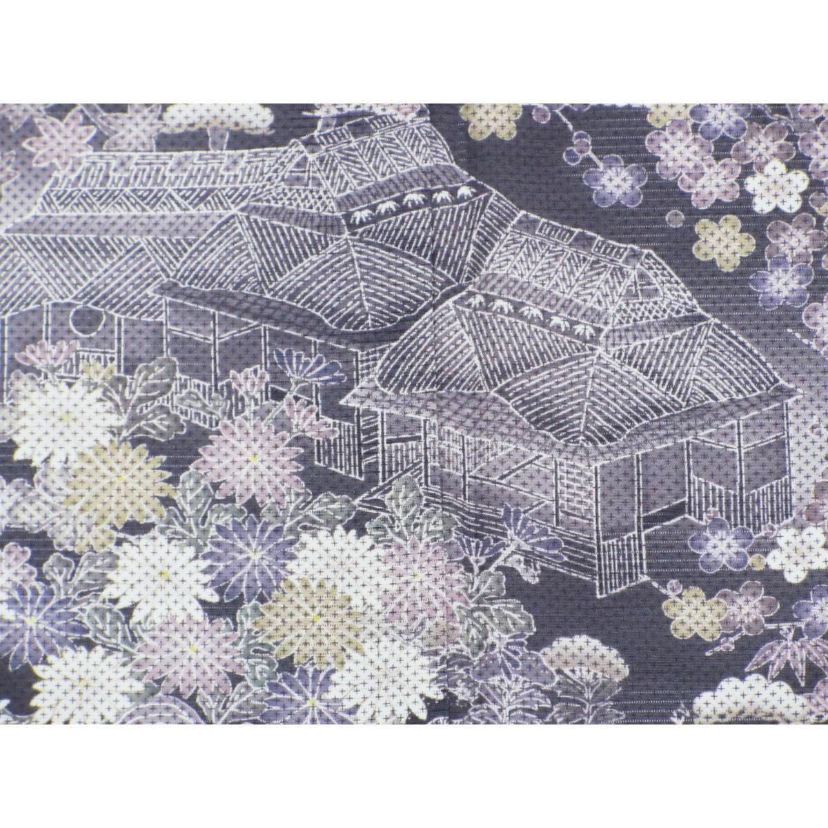 【未使用品】単衣　駒絽訪問着　友禅加工ボカシ染 楽天市場】【未使用品】単衣 駒絽訪問着 友禅加工ボカシ染【中古