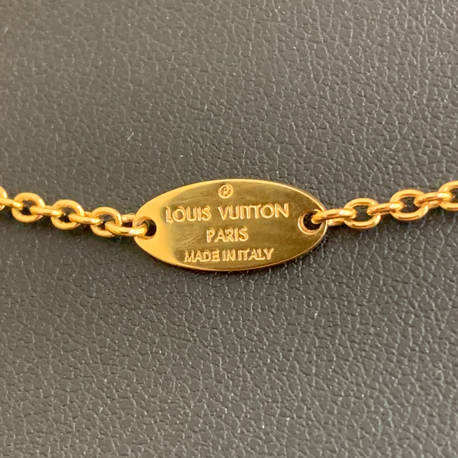 LOUIS VUITTON ルイヴィトン コリエ LV アイコニック ネックレス 