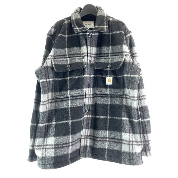 【中古】Carhartt WIP MANNING SHIRT JACKET ブラック サイズL カーハート マニング シャツジャケット[17][240017760154] 中古】Carhartt WIP MANNING SHIRT JACKET ブラック サイズL