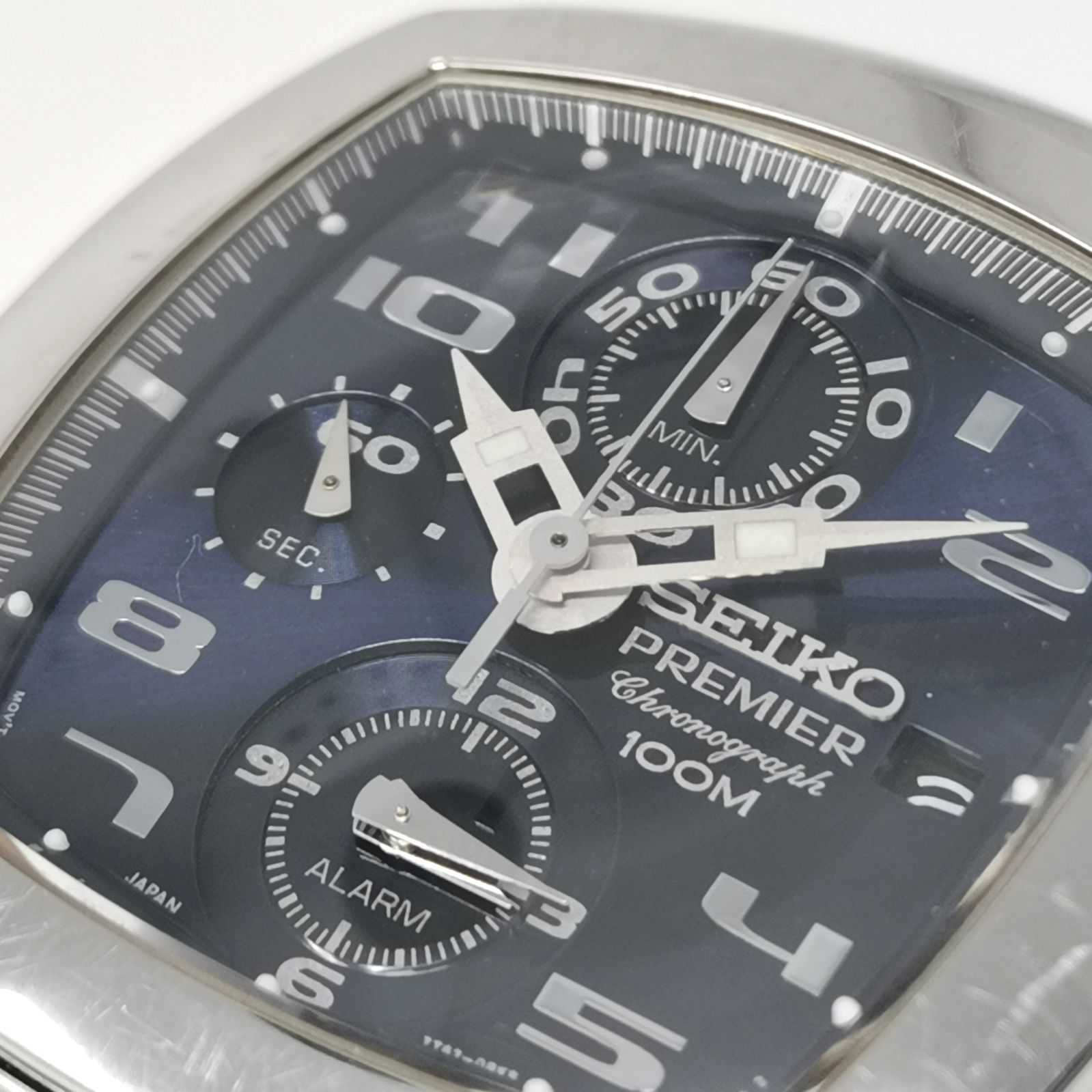 SEIKO セイコー PREMIER/プルミエ 7T62-0BG0 ブルー スクエア 動作 