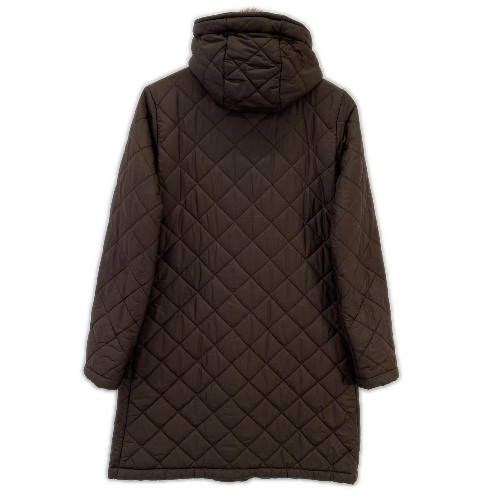 MACKINTOSH マッキントッシュ ブラウン 裏ボア キルティング コート 36 MACKINTOSH マッキントッシュ ブラウン 裏ボア キルティング コート 36