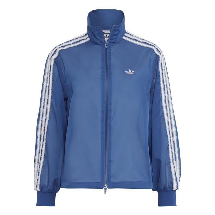 M adidas シアージャケット シアーブルゾン　ブルー　DMARIN竹下玲奈 adidas 新品 M シアージャケット 竹下玲奈 着用モデル ブルー 青系