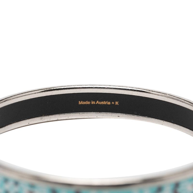 エルメス ブレスレット エマイユPM メタル 七宝焼き エルメス エマイユPM 七宝焼き ブレスレット シルバー ブルー メタル