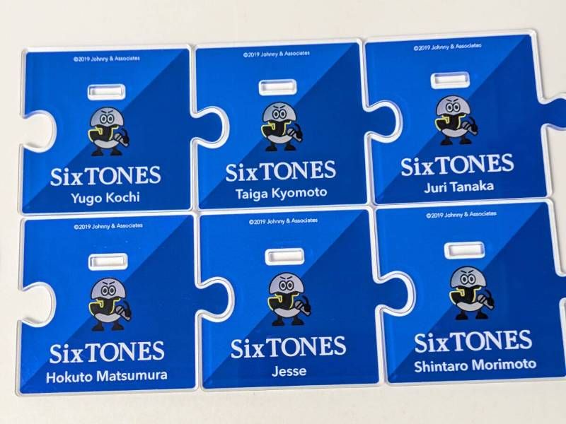 SixTONES アクリルスタンド 第1弾 Johnny's IsLAND STORE 2019 全種 6