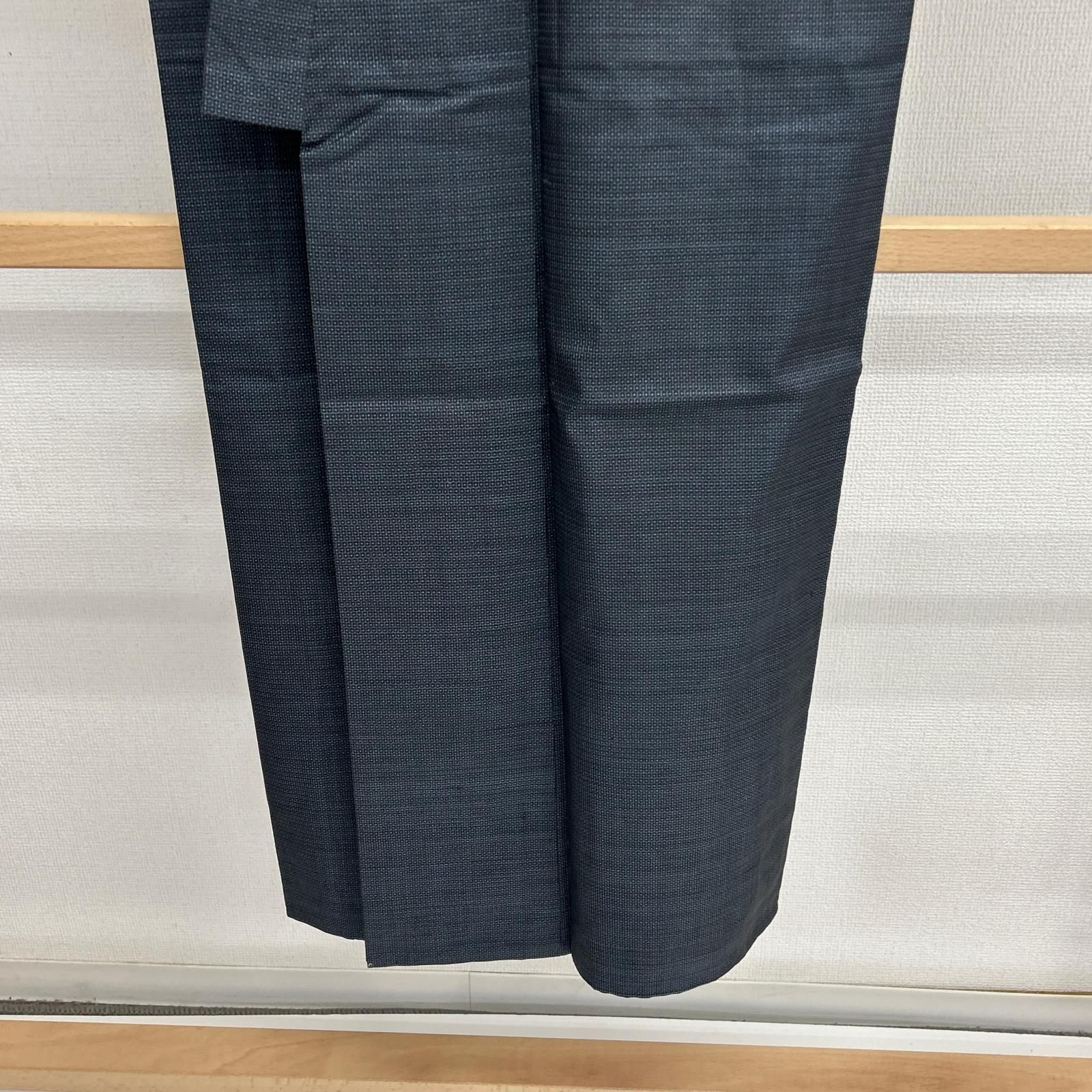 アカウント 販売安い □m4488□中古美品□正絹□亀甲柄 藍大島紬 男物 