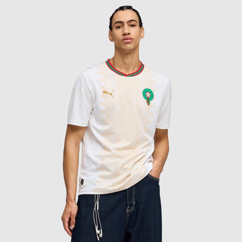 【送料無料・匿名配送】Puma プーマ モロッコ代表 2026 公式 アウェイ シャツ 白 金 新品 正規品