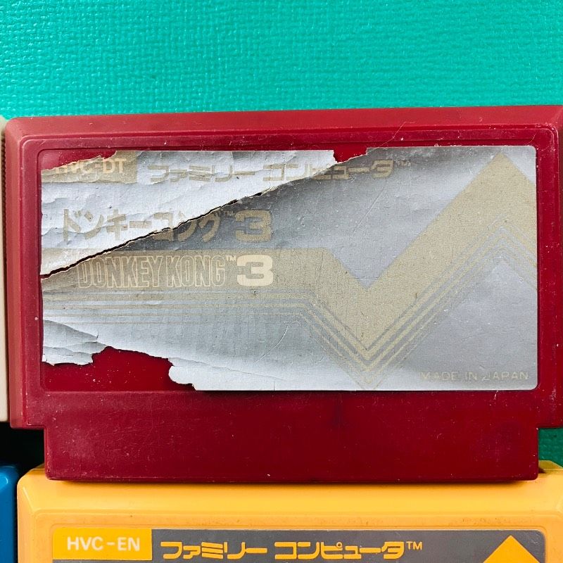 カセットのみ4点セット】ファミコン ドンキーコングJR. ドンキーコング