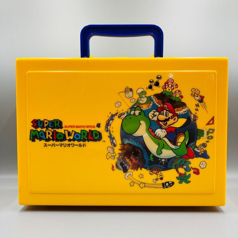 スーパーマリオワールド キャリーケース カセットケース マリオ ヨッシー ファミコン ソフト 収納ケース ボックス カバン バッグ FS6
