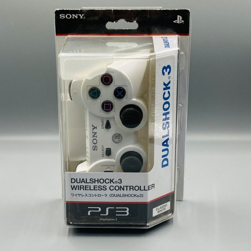 【動作確認済み】【箱付き】PS3 コントローラ DUALSHOCK3 CECHZC2J ホワイト 白 コントローラー Playstation3 プレイステーション3 プレステ3 デュアルショック3 FS8