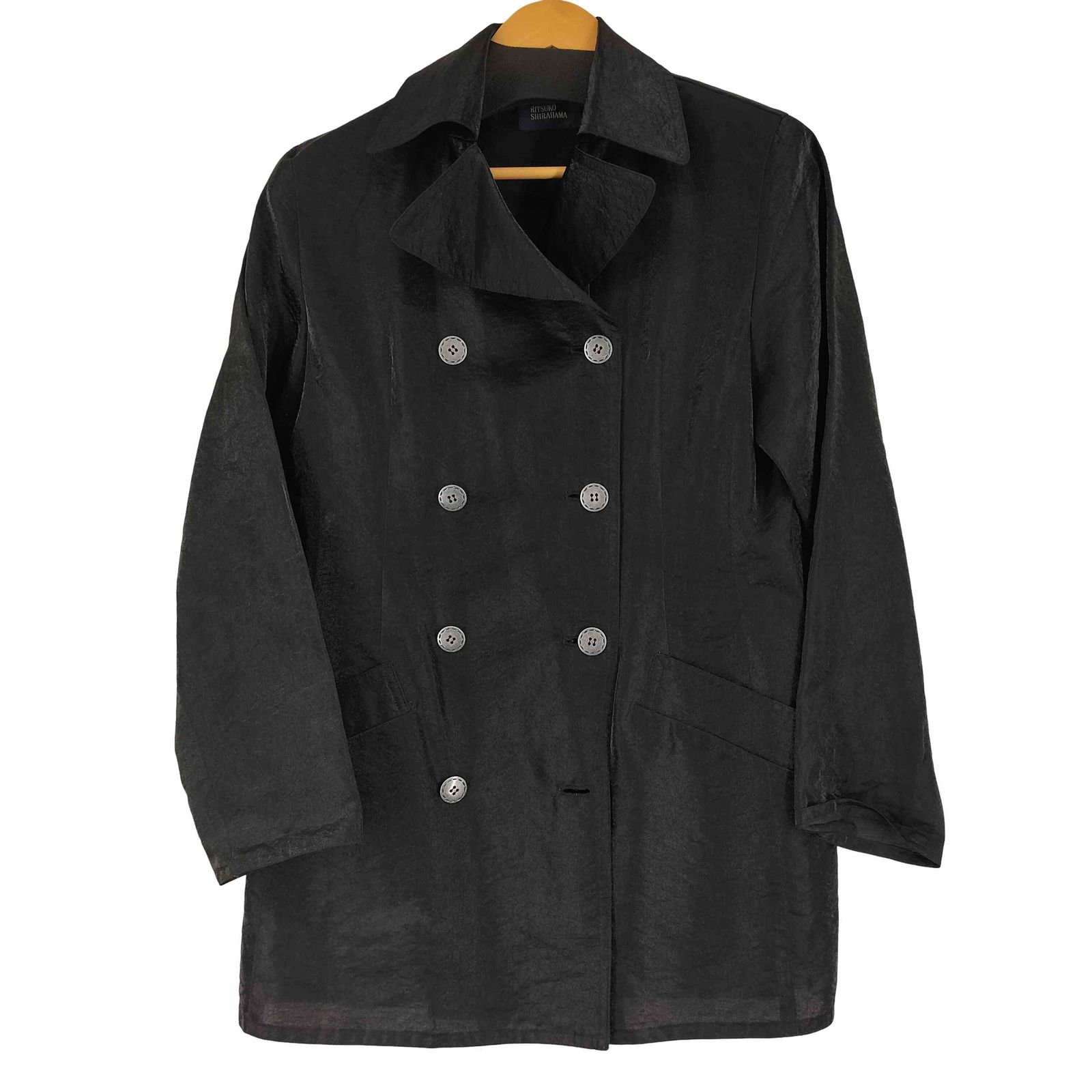 ユーズドフルギ USED古着 光沢 ダブルブレスト ジャケット ユーズドフルギ USED古着 光沢 ダブルブレスト ジャケット