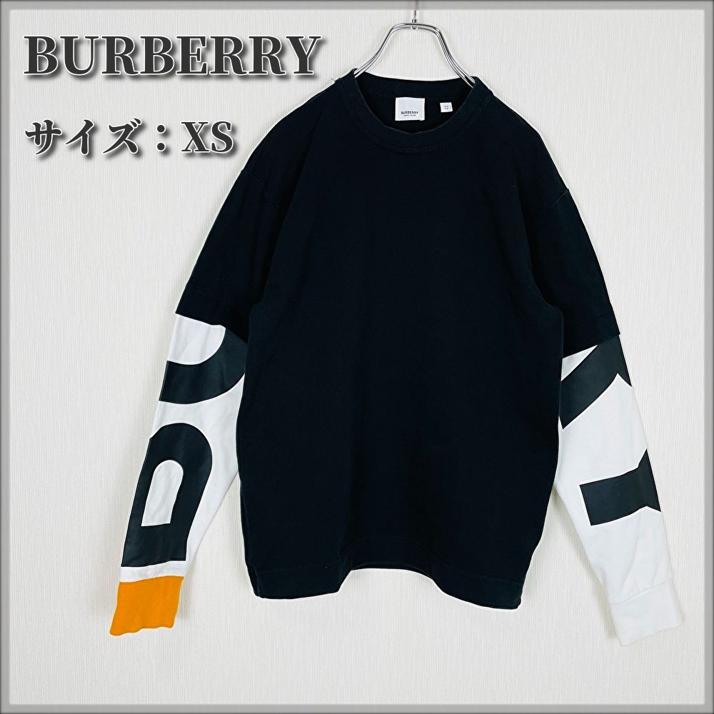 BURBERRY（バーバリー）リカルド・ティッシ クルーネック 両腕ロゴ 