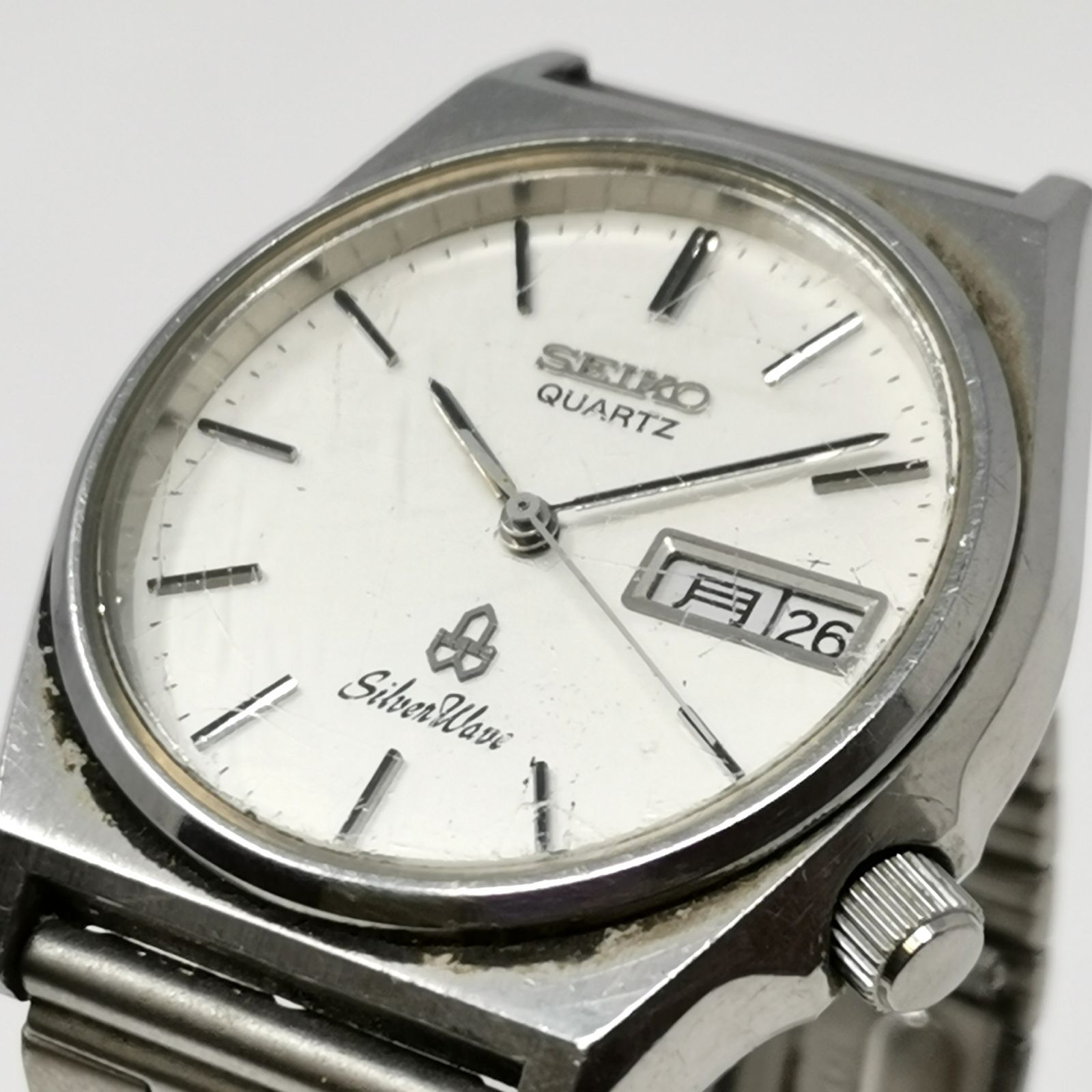 SEIKO シルバーウェーブ 8229-7040 腕時計 クォーツ メンズ 中古品 