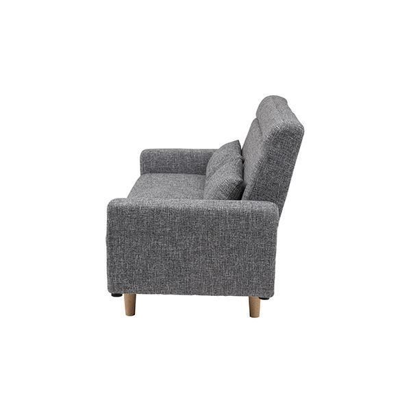  ソファ 約幅150cm グレー 木フレーム 肘付き ソファー リビング ダイニング インテリア家具 生活家具 組立品 ベビーソファ 2人掛け 3人掛けソファ ソファ ソファベッド