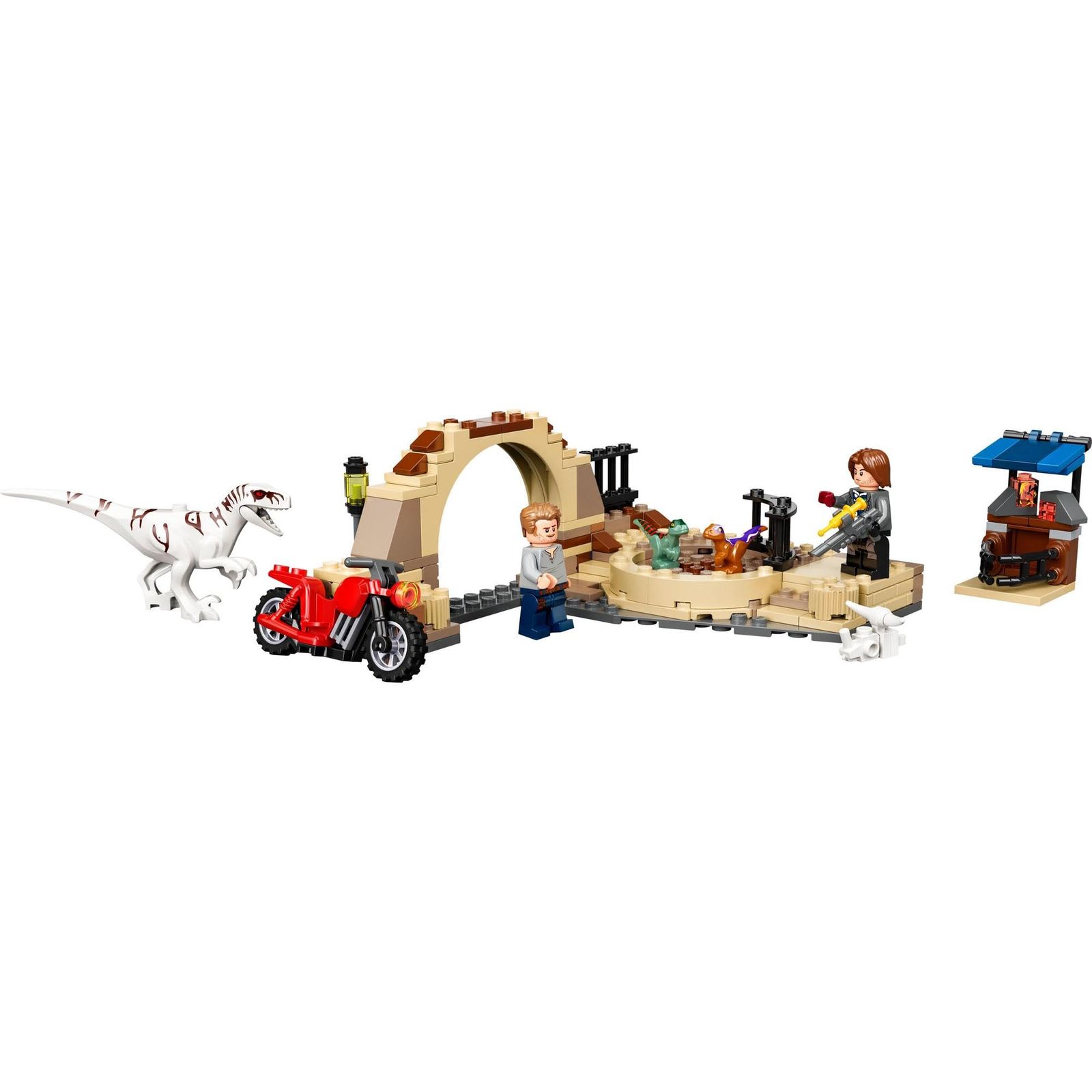 レゴ(LEGO) ジュラシック・ワールド アトロキラプトルのバイクチェイス