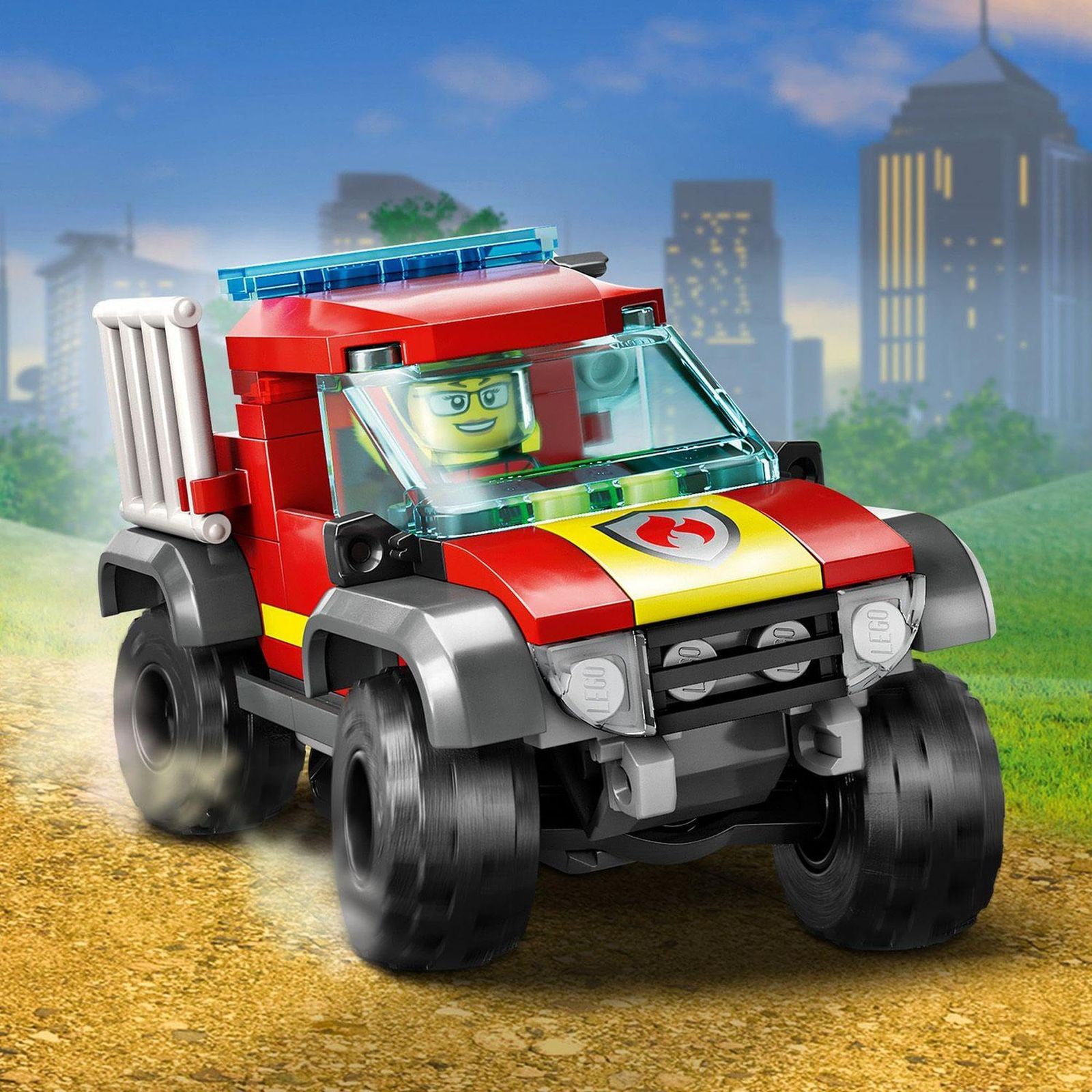 ちゃむ出品 レゴ(LEGO) シティ オフロード消防車 60393 おもちゃ ブロック