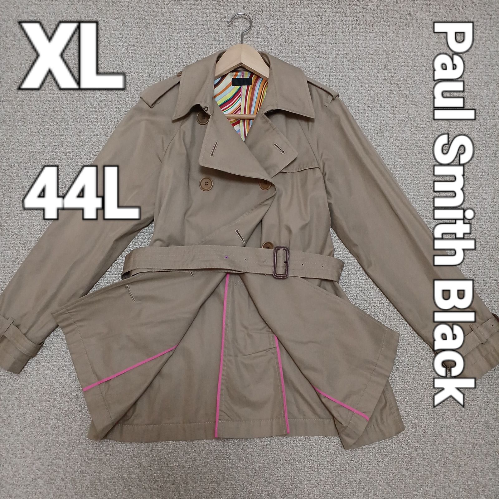 Paul Smith ベージュトレンチコート Paul Smith Black ポールスミス トレンチコート ベルト付き ベージュ