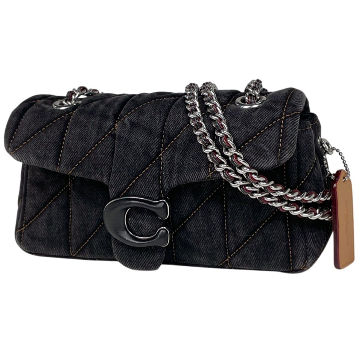 コーチ COACH タビー ショルダーバッグ 20 キルティング チェーン 