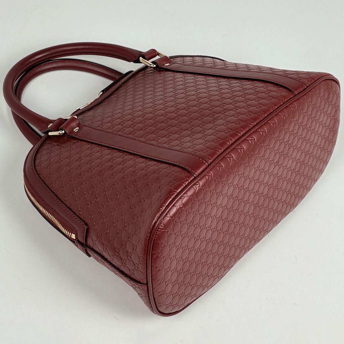 グッチ GUCCI マイクログッチ シマ ハンドバッグ 2WAY ショルダー 
