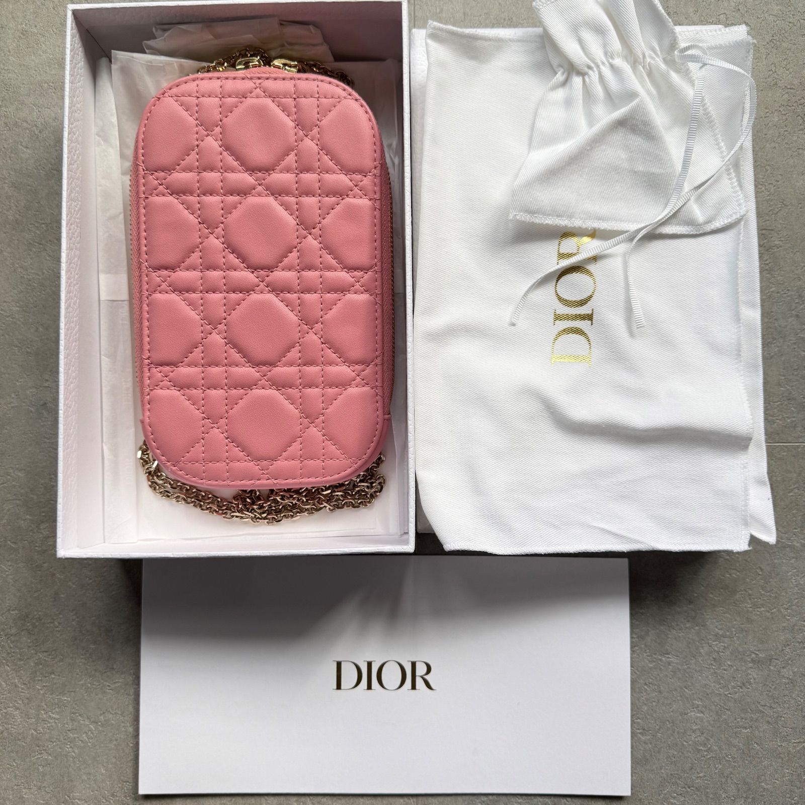 スマホショルダー Dior フォンホルダー Lady Call in フォンホルダー