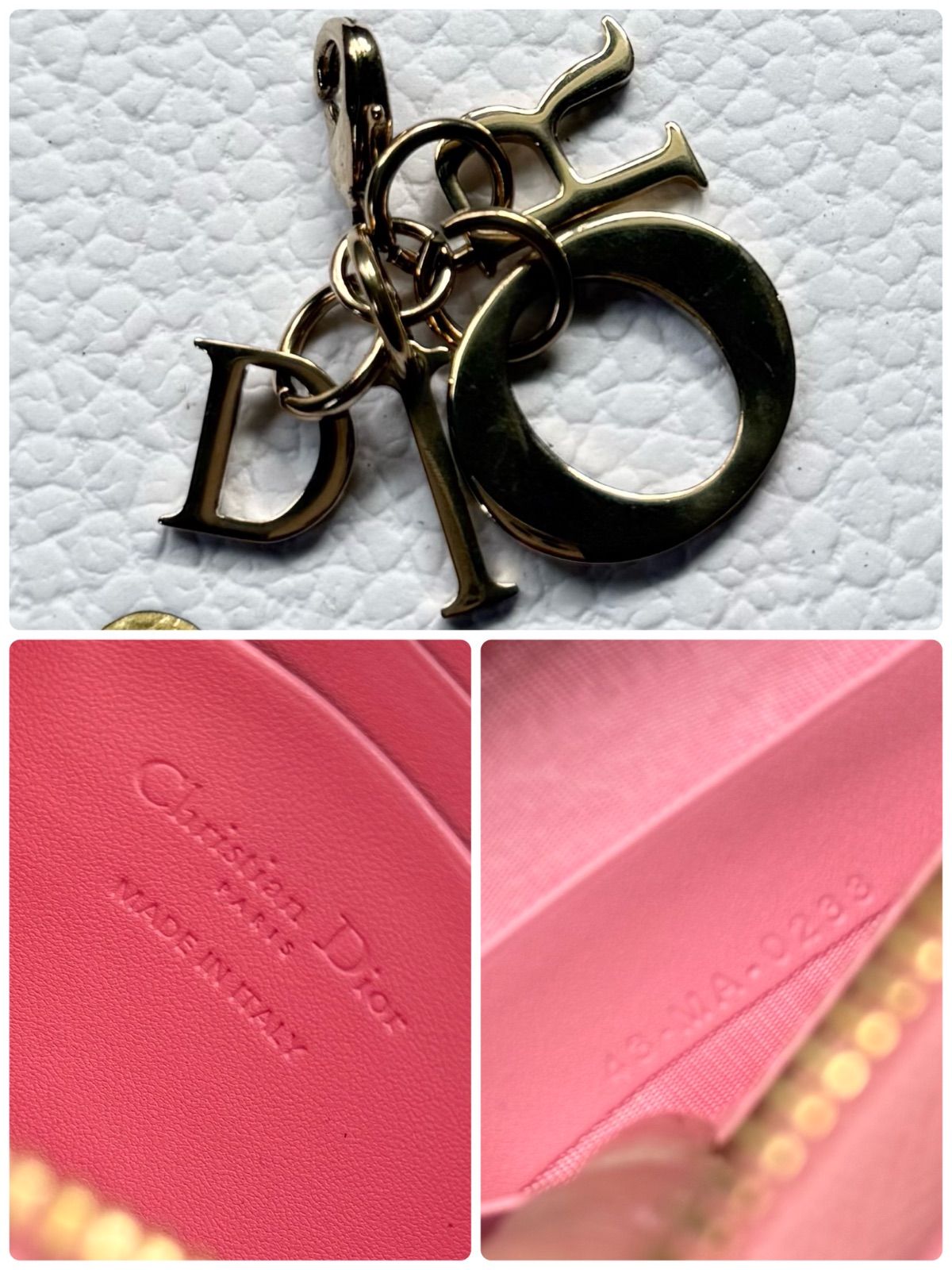 極美品 Christian Dior クリスチャンディオール フォンショルダー 
