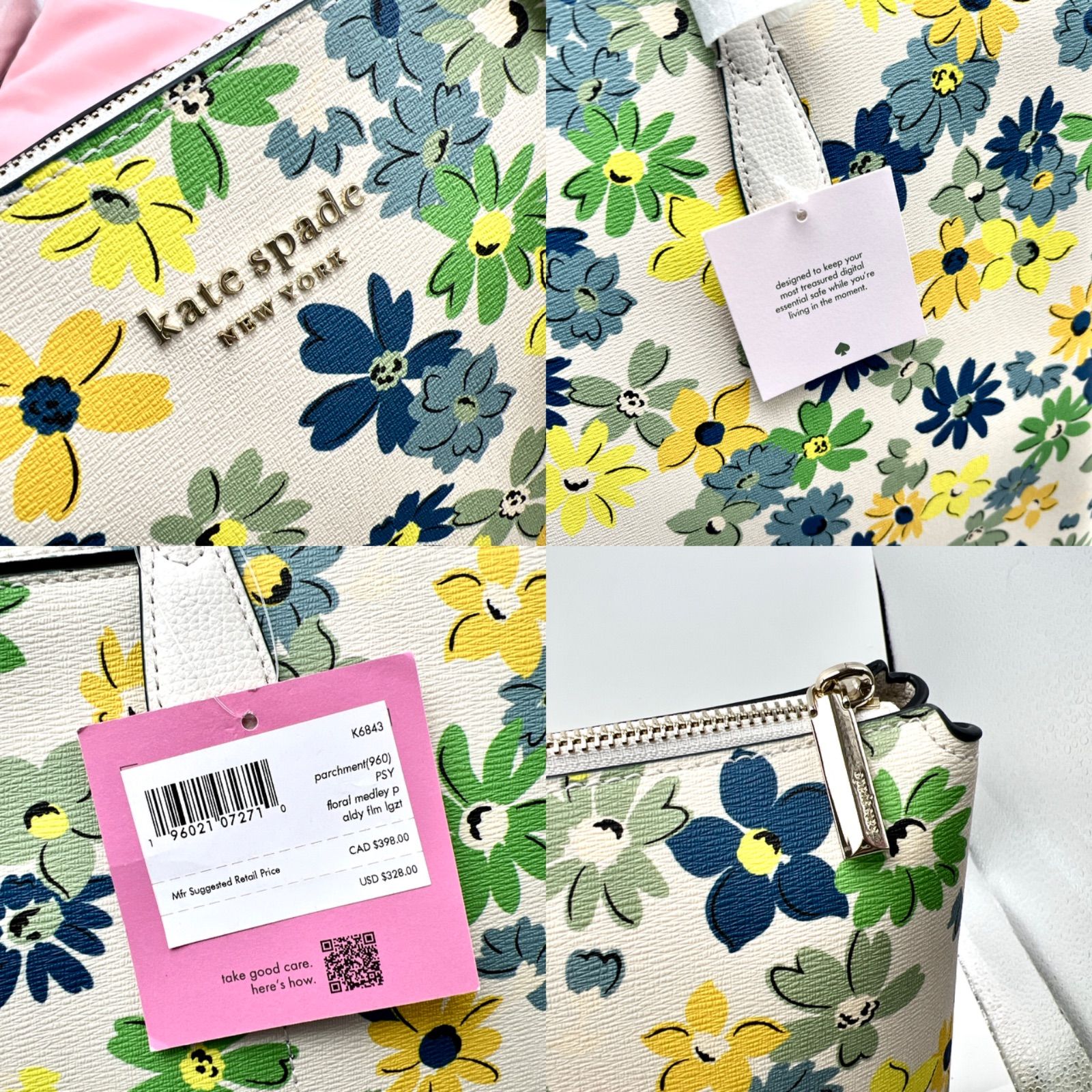 ☆《新品未使用》kate spade ケイトスペード フラワー 花柄 トート 