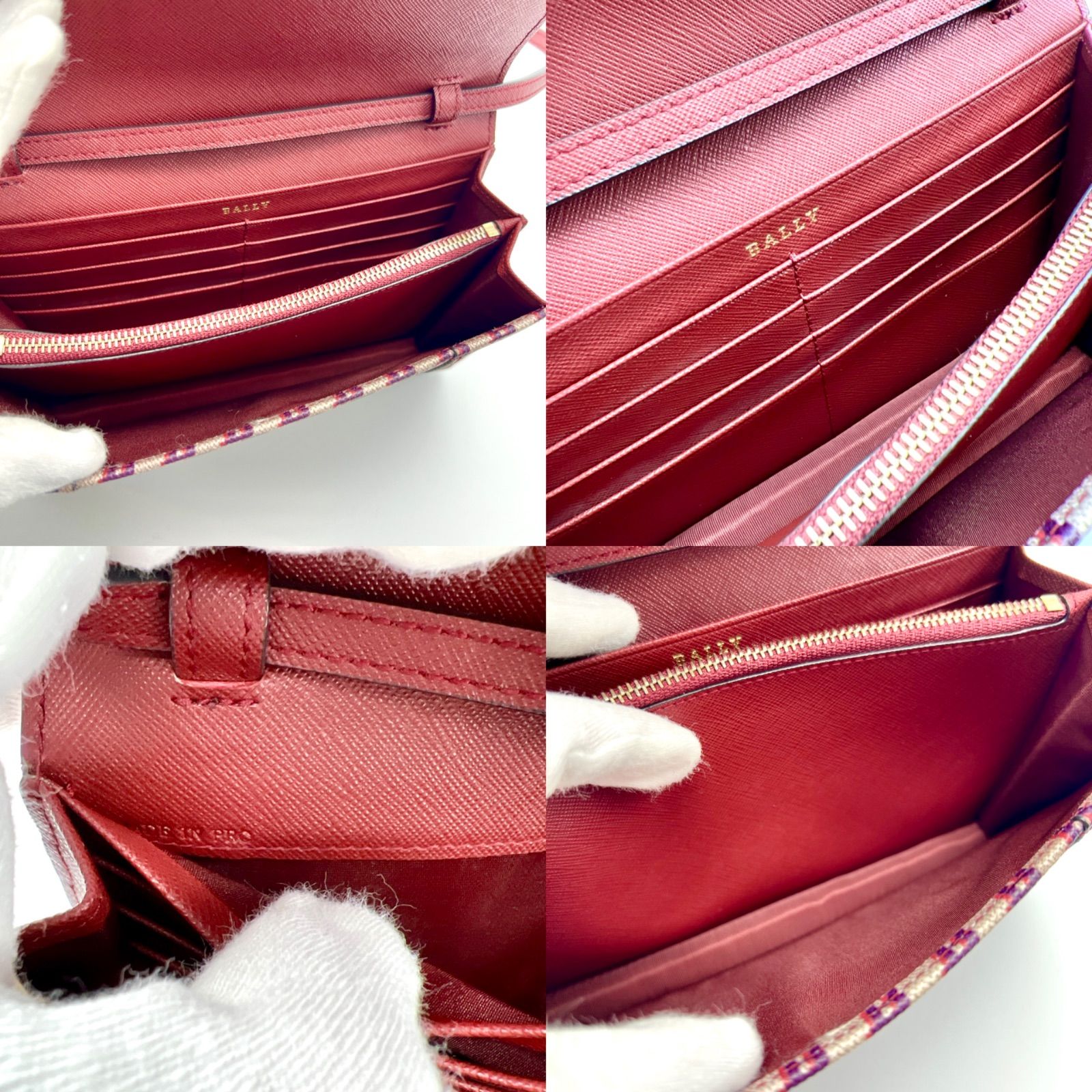 ☆《新品同様》BALLY バリー SUPRA クロスボディ ショルダーウォレット 