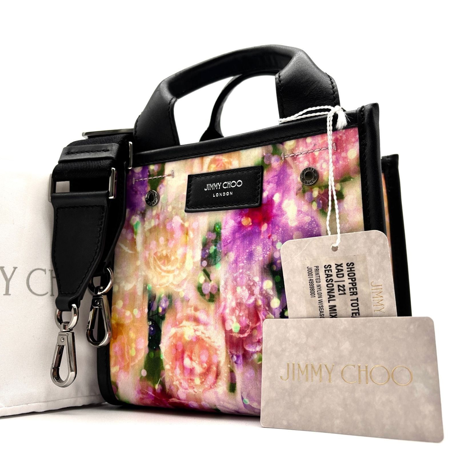 未使用に近い JIMMY CHOO ジミーチュウ ショッパー トート S 未使用に近い JIMMY CHOO ジミーチュウ ショッパー トート S