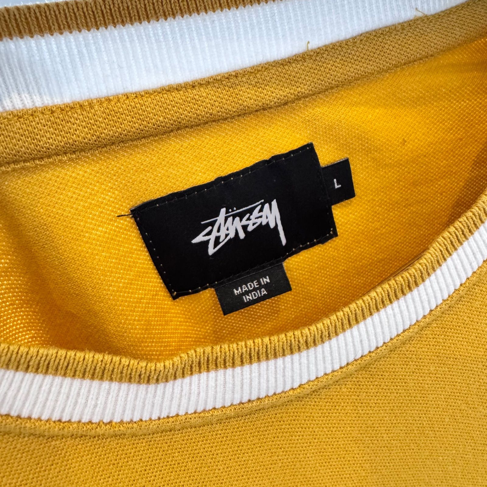 STUSSY ステューシー ロングスリーブシャツ ロンT ロゴTee 鹿の子 