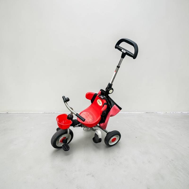ides compo 三輪車 押し棒付き レッド 子供用 三輪車 - メルカリ