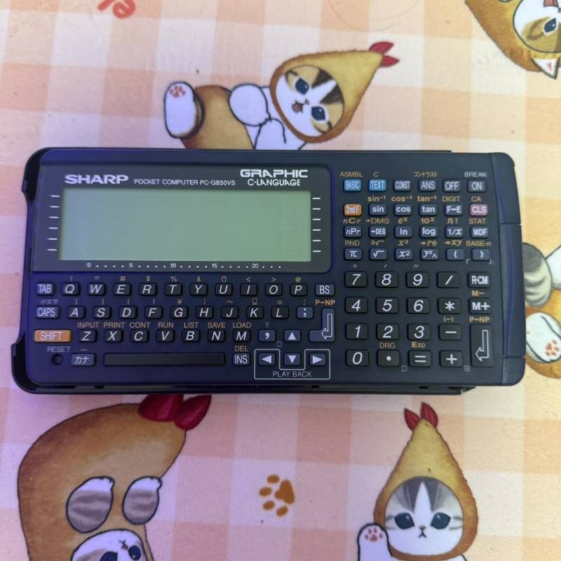 SHARP ポケットコンピュータ PC-G850VS ポケコン 箱・説明書付き