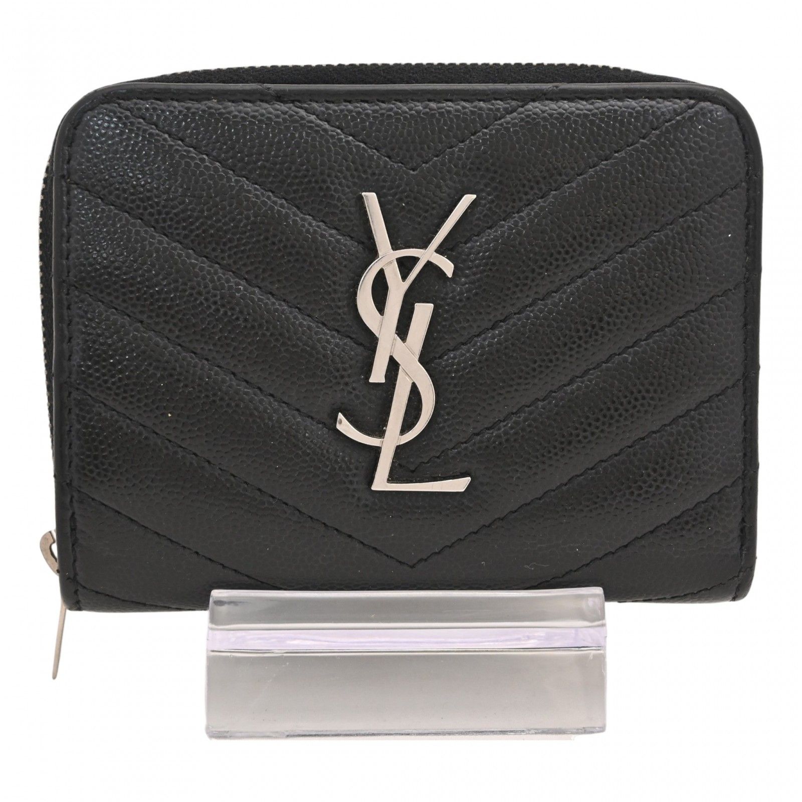 SAINT LAURENT Vステッチ レザー 財布 【公式通販】