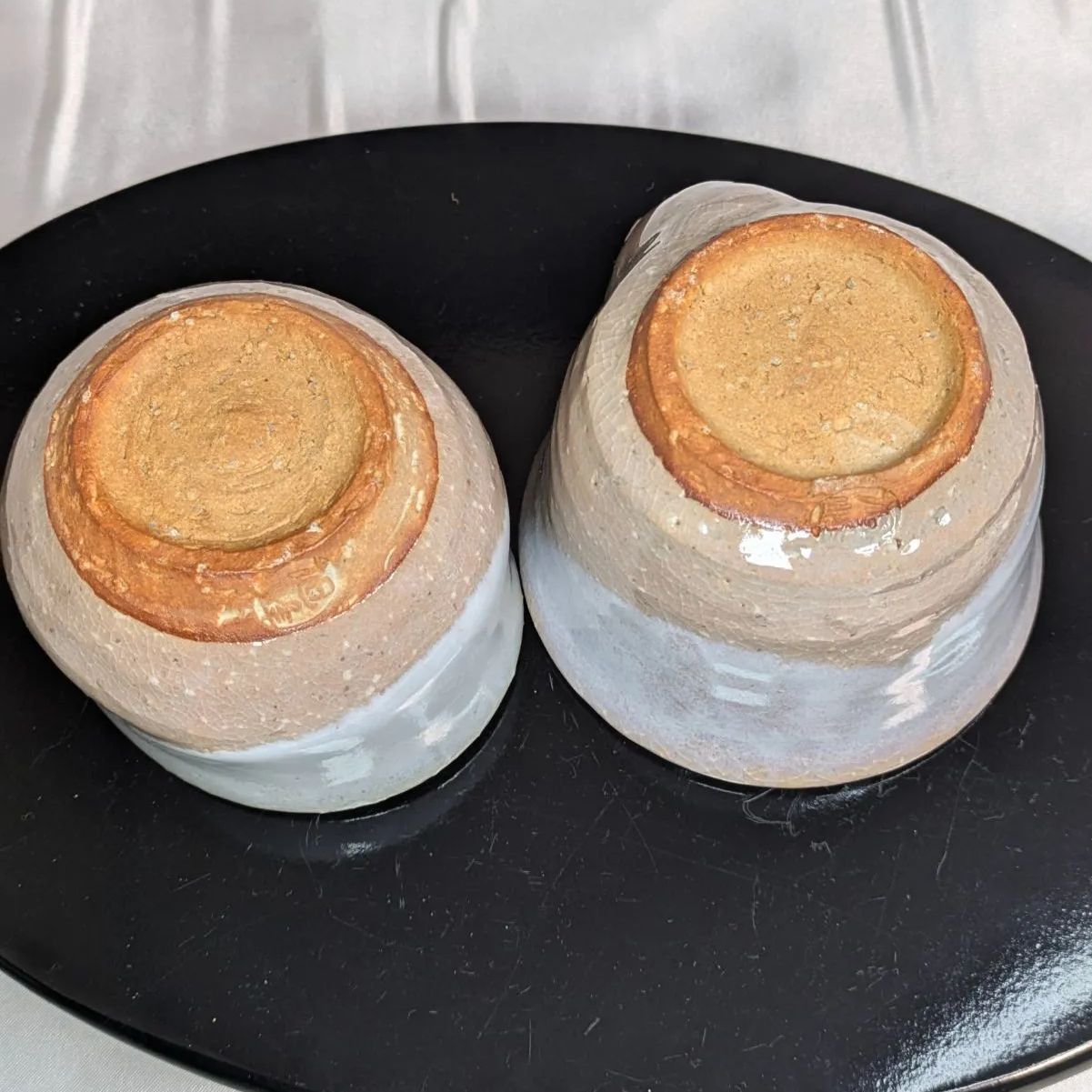 手銭旭峰 萩焼 煎茶器揃 宝瓶 共箱 しおり 未使用品 湯冷まし 煎茶碗 6