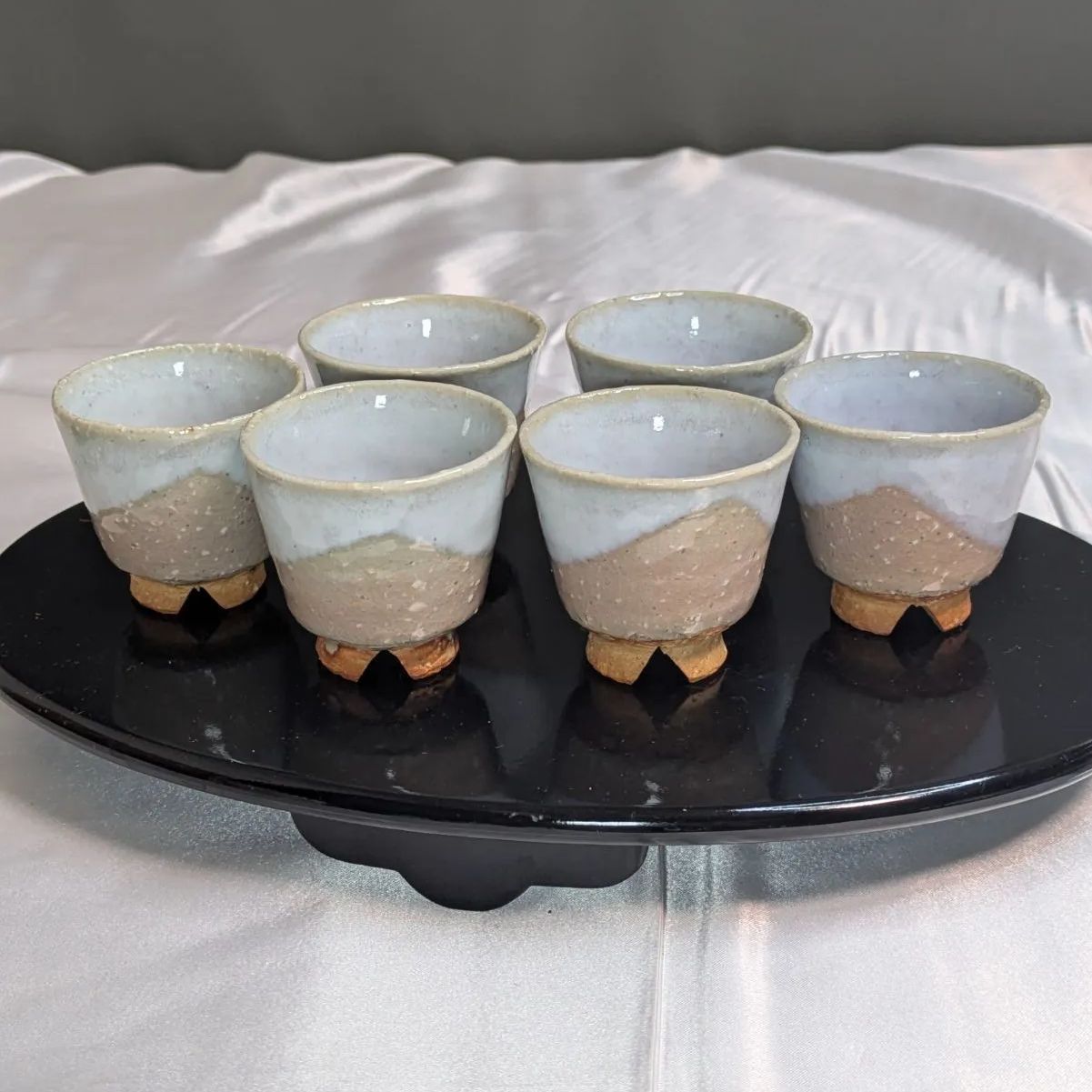 時代煎茶器 宝瓶 宝塚焼 萩焼 煎茶碗 茶盆 セット 時代煎茶器 宝瓶 宝塚焼 萩焼 煎茶碗 茶盆 セット 【公式通販】