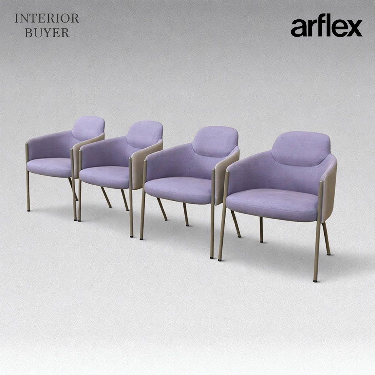 arflex アルフレックス KAIA カイア ダイニングチェア 4脚セット 