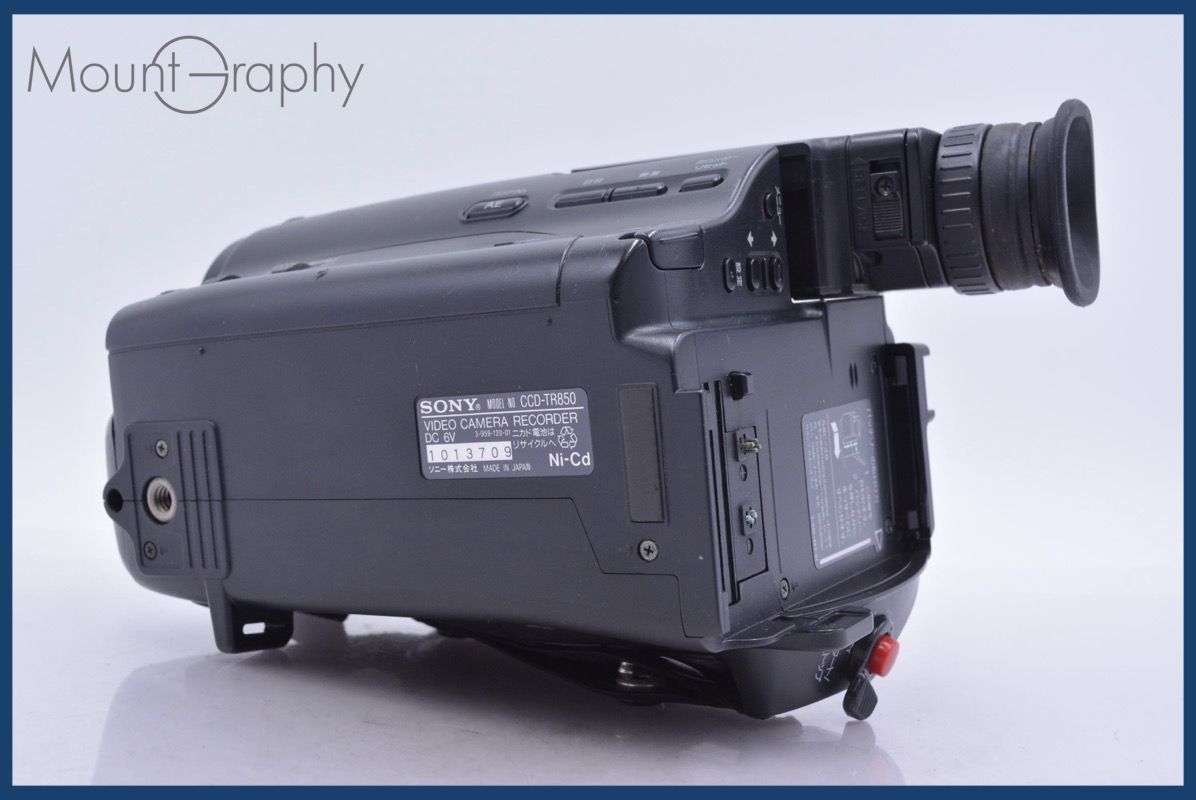 ソニー SONY video Hi8 Handycam CCD-TR850 20x バッテリー付属 同梱