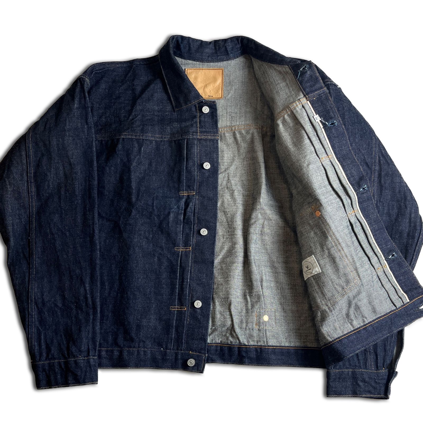 n' clothing TCB JEANS 別注 Denim Pleated Blouse デニムジャケット