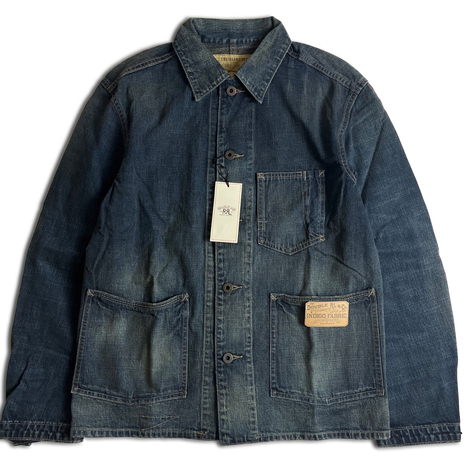 未使用品】RRL デニムカバーオール エンジニアコート S ベッカム着用