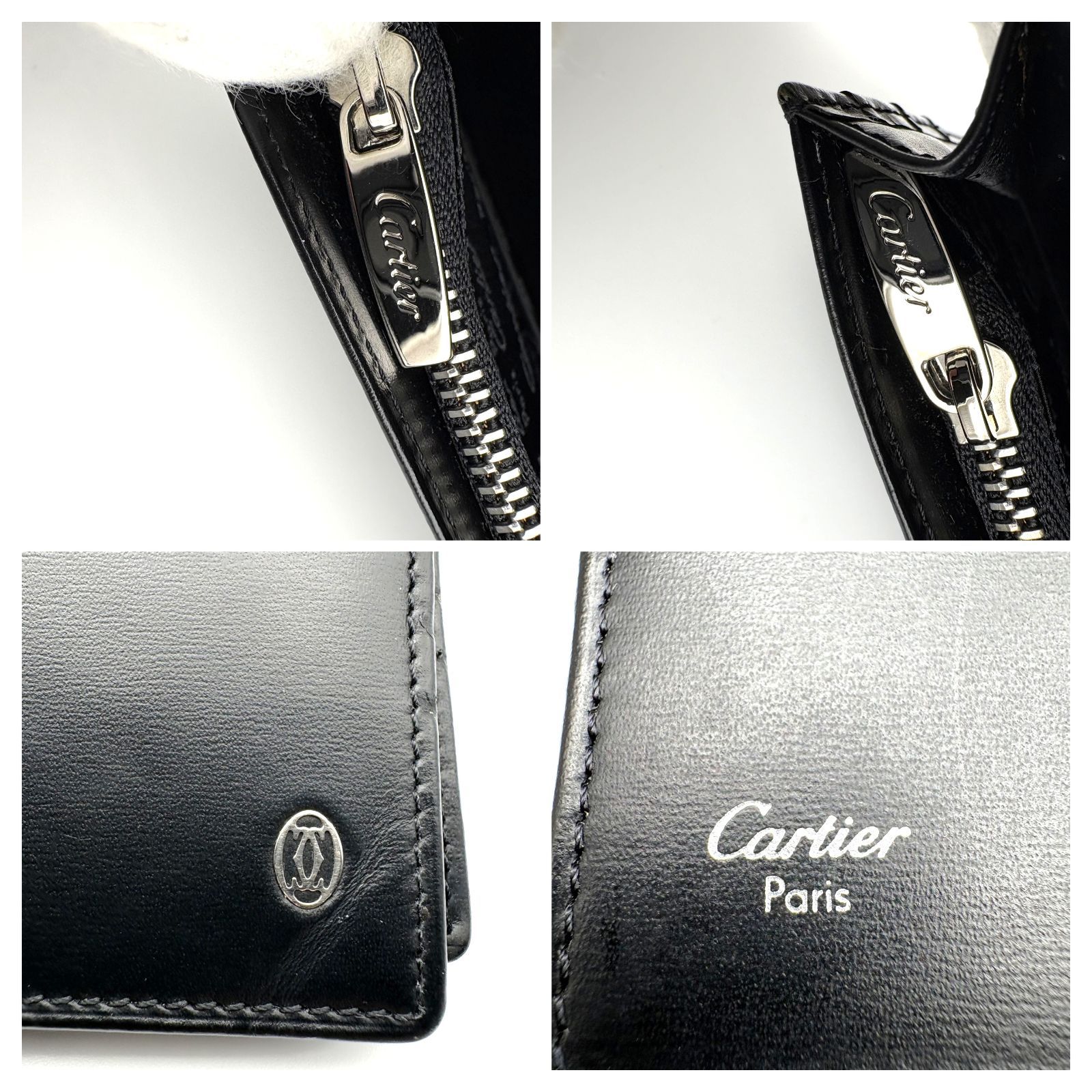 美品 】Cartier カルティエ パシャ ドゥ カルティエ 長財布 レザー 